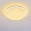 Brighton Star Plafoniera LED Bianco, 1-Luce, Telecomando, Cambia colore