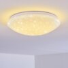 Brighton Star Plafoniera LED Bianco, 1-Luce, Telecomando, Cambia colore