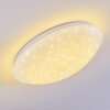 Brighton Star Plafoniera LED Bianco, 1-Luce, Telecomando, Cambia colore