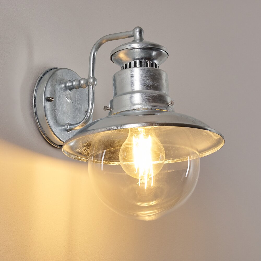 Applique da esterno Sipri Argento, 1-Luce