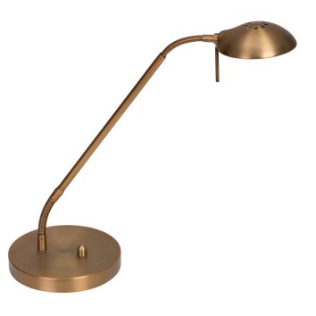 Steinhauer Mexlite Lampada da tavolo LED Bronzo, 1-Luce
