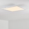 Salmi Plafoniera LED Alluminio, Bianco, 1-Luce