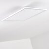 Salmi Plafoniera LED Alluminio, Bianco, 1-Luce