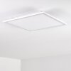 Salmi Plafoniera LED Alluminio, Bianco, 1-Luce