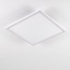 Salmi Plafoniera LED Alluminio, Bianco, 1-Luce