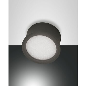 Fabas Luce Ponza Plafoniera LED Antracite, 1-Luce