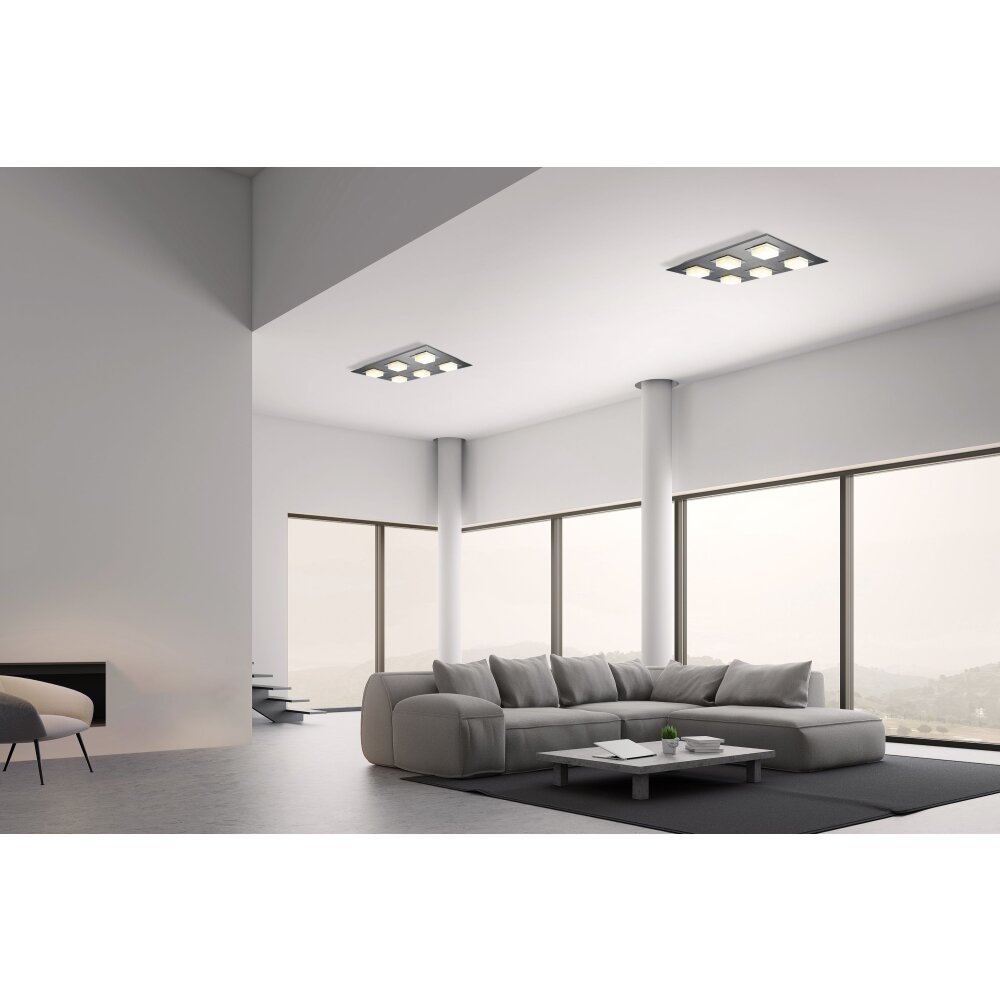 Grossmann BASIC Plafoniera LED Nero, 6-Luci main product photo
