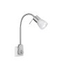 Trio-Leuchten Levisto Applique LED Nichel opaco, 1-Luce