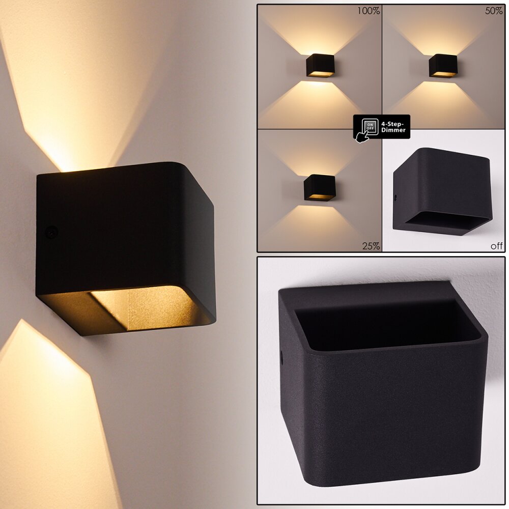 Chuitna Applique LED Nero, 1-Luce main product photo