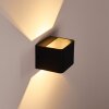 Chuitna Applique LED Nero, 1-Luce