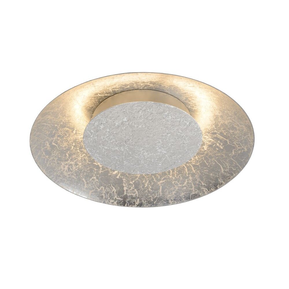 Lucide FOSKAL Plafoniera LED Argento, 1-Luce main product photo