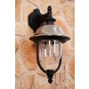 Konstsmide PARMA Applique Alluminio, Nero, 1-Luce Konstsmide PARMA Applique Alluminio, Nero, 1-Luce