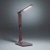 Paul Neuhaus ADRIANO Lampada da tavolo LED Marrone, 1-Luce