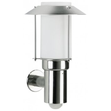 Albert 238 Applique per esterno Acciaio inox, 1-Luce, Sensori di movimento