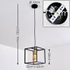 Ibusuki Lampadario a sospensione Oro, Ottone, Nero, 1-Luce