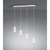 Trio Leuchten MARLEY Lampada a Sospensione Bianco, 4-Luci