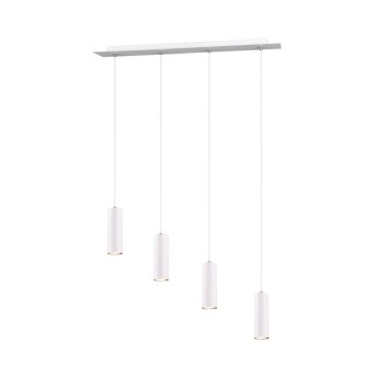 Trio Leuchten MARLEY Lampada a Sospensione Bianco, 4-Luci Trio Leuchten MARLEY Lampada a Sospensione Bianco, 4-Luci