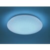Plafoniera Trio Leuchten WiZ NALIDA LED Bianco, 1-Luce, Telecomando, Cambia colore