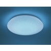 Plafoniera Trio Leuchten WiZ NALIDA LED Bianco, 1-Luce, Telecomando, Cambia colore