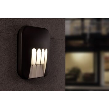 Lutec MASK Applique per esterno LED Antracite, 4-Luci