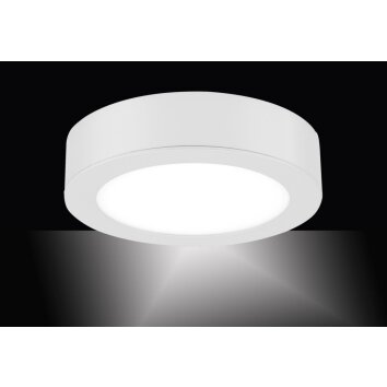 Leuchten-Direkt OSKAR Plafoniera LED Bianco, 1-Luce