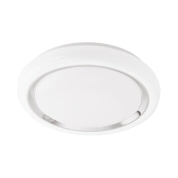 Eglo CAPASSO Plafoniera LED Cromo, Bianco, 1-Luce