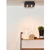 Faretto da soffitto Lucide XIRAX LED Nero, 4-Luci