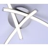 Leuchten-Direkt VALERIE Plafoniera LED Acciaio inox, 3-Luci