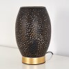 Lampada da Tavolo Saksborg Nero-Oro, 1-Luce