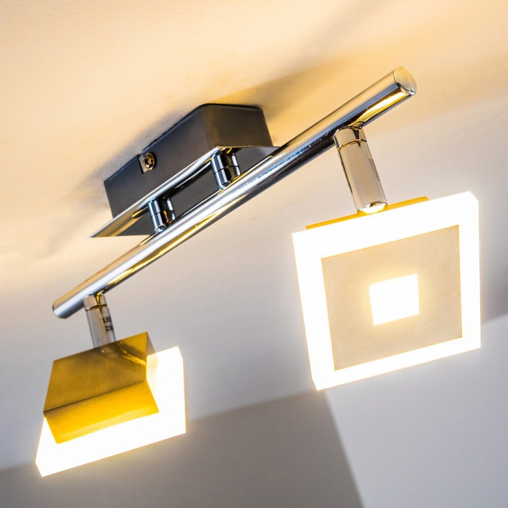Baramita Faretto da soffitto LED Cromo, 2-Luci main product photo