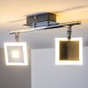 Baramita Faretto da soffitto LED Cromo, 2-Luci