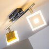 Baramita Faretto da soffitto LED Cromo, 2-Luci