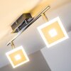 Baramita Faretto da soffitto LED Cromo, 2-Luci