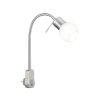 Trio-Leuchten Fred Applique LED Nichel opaco, 1-Luce