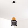 Lampadario a sospensione Grongroft Marrone, Nero, 1-Luce