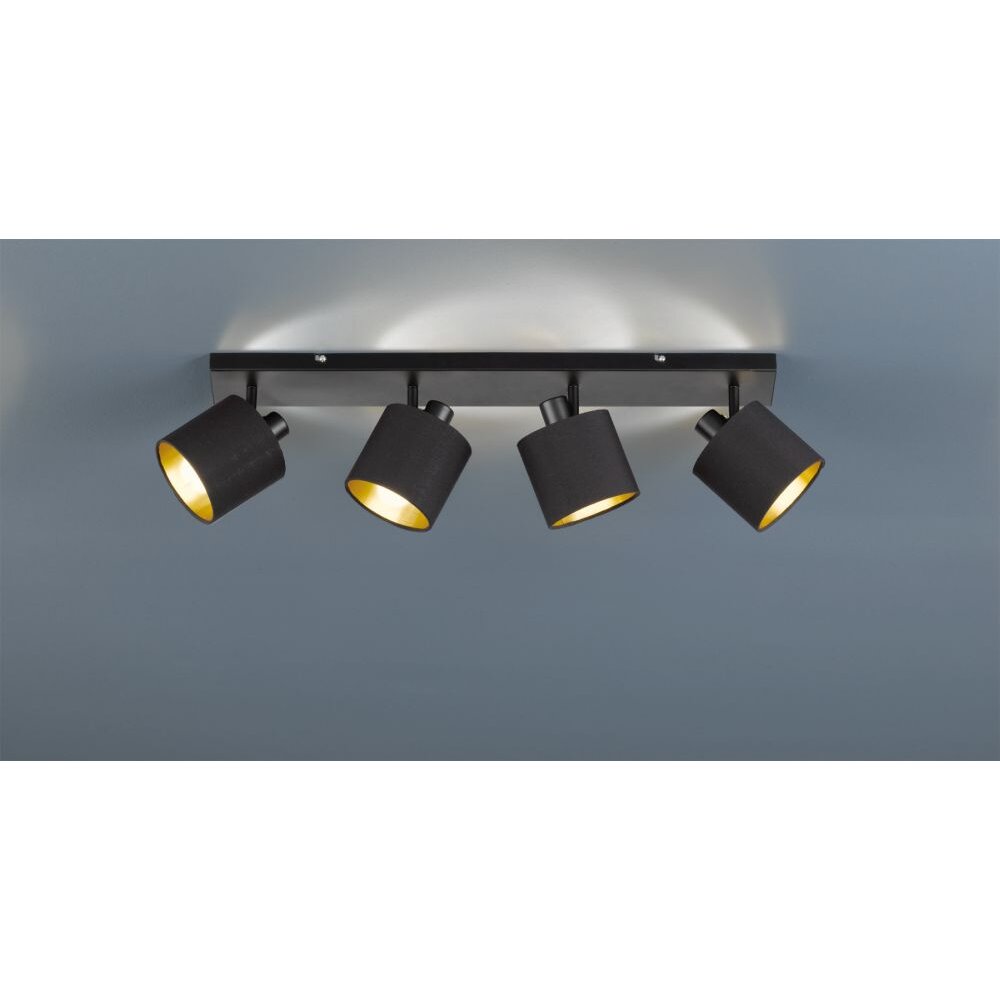 Reality TOMMY Faretto Nero, 4-Luci main product photo
