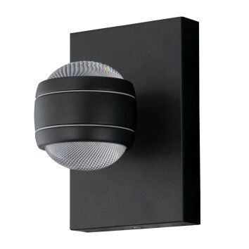 Eglo SESIMBA Applique LED Nero, 2-Luci