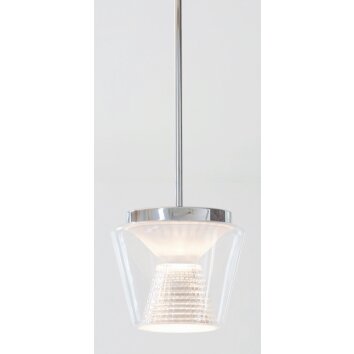 Serien Lighting ANNEX Lampadario a sospensione LED Cromo, Trasparente, chiaro, 1-Luce