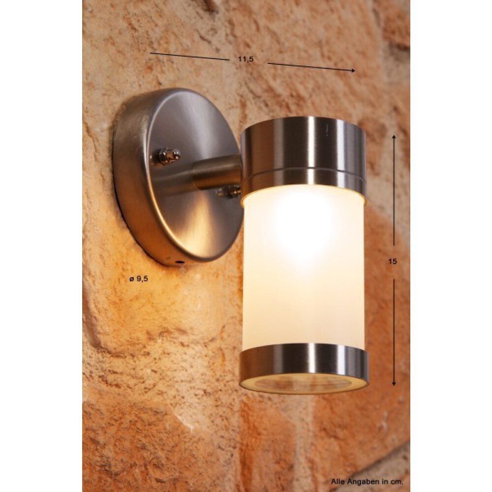 Konstsmide Applique Acciaio inox, 1-Luce main product photo
