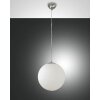 Fabas Luce BONG Lampadario a sospensione Nichel opaco, 1-Luce