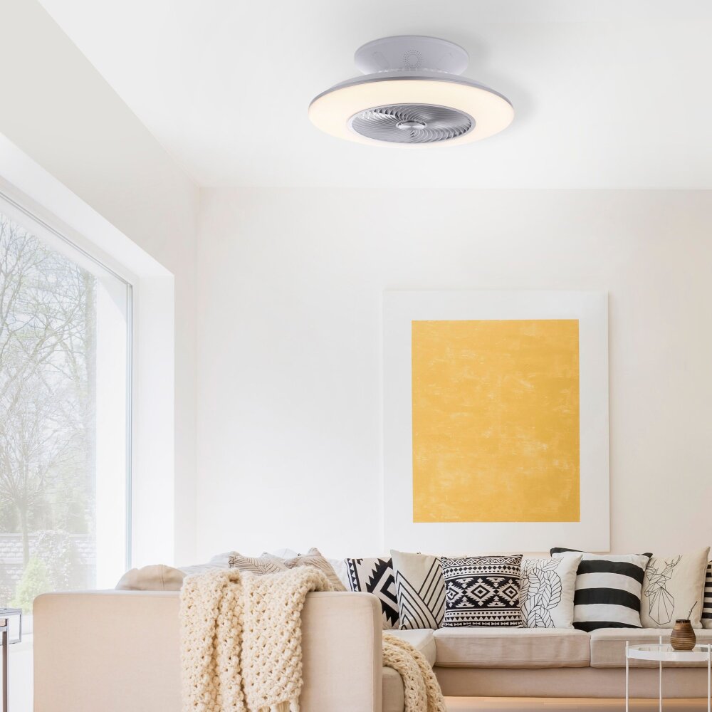 Leuchten-Direkt LEONARD Plafoniera LED, 1-Luce, Telecomando main product photo