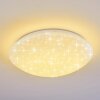 Brighton Star Plafoniera LED Bianco, 1-Luce, Telecomando, Cambia colore