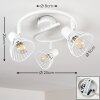 Holbol Plafoniera Bianco, 3-Luci