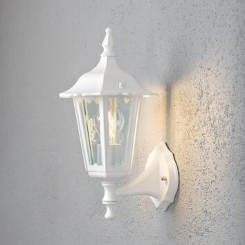 Konstsmide Firenze Applique Bianco, 1-Luce