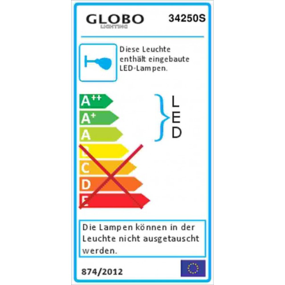 Globo CALLISTO Illuminazione esterna LED Chiaro, 1-Luce, Sensori di movimento