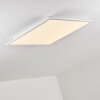 Salmi Plafoniera LED Alluminio, Bianco, 1-Luce