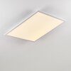 Salmi Plafoniera LED Alluminio, Bianco, 1-Luce