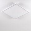 Salmi Plafoniera LED Alluminio, Bianco, 1-Luce