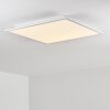 Salmi Plafoniera LED Alluminio, Bianco, 1-Luce