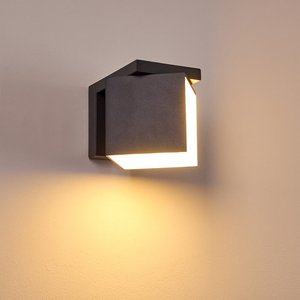 Swanek Applique da esterno LED Antracite, 1-Luce